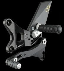 Lightech ADJUSTABLE REAR SETS WITH FIXED FOOTPEG KAWASAKI ZX 10R (11-15) | FTRKA003