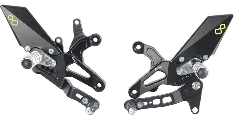 Lightech Adjustable Rear Sets With Fold Up Foot Pegs , Standard Shifting | FTRKA008W