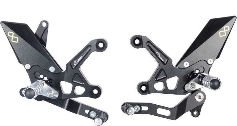 Lightech Adjustable Rear Sets With Fold Up Foot Pegs | FTRKA010W