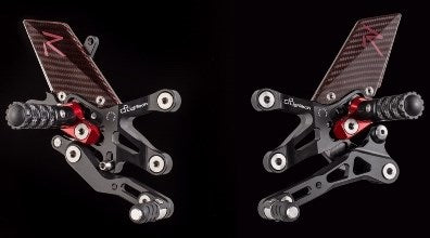 Lightech "R" VERSION" ADJ. REAR SETS - SUZUKI GSXR 600/750 (11-16) | FTRSU002R