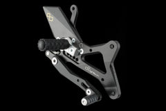 Lightech ADJUSTABLE REAR SETS WITH FIXED FOOTPEG YAMAHA R1 (09-14) | FTRYA001