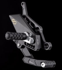 Lightech ADJUSTABLE REAR SETS WITH FIXED FOOTPEG YAMAHA MT-07 | FTRYA008