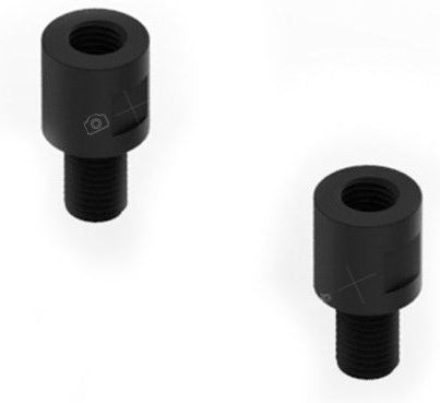Lightech ADAPTER KIT (M10 X 1.25 DX + SX) (COUPLE) | SPEAL021