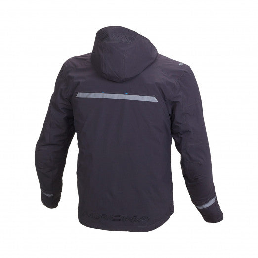 Macna Refuge Mens Textile Jackets - Waterproof Grey/Blue | 1651355-850