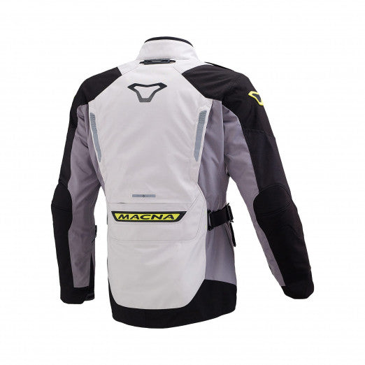 Macna Equator Mens Textile Jackets - Waterproof Light grey/dark grey/black | 1653236-881