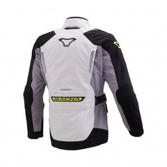 Macna Equator Mens Textile Jackets - Waterproof Light grey/dark grey/black | 1653236-881
