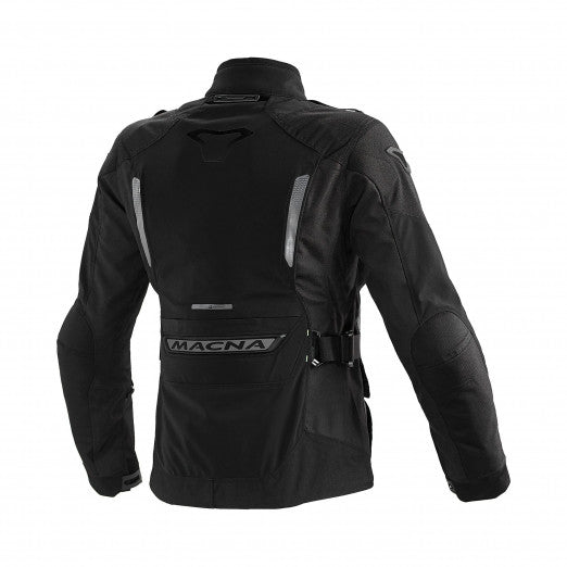 Macna Equator Ladies Women's Textile Jackets - Waterproof Black/dark grey | 1653250-180
