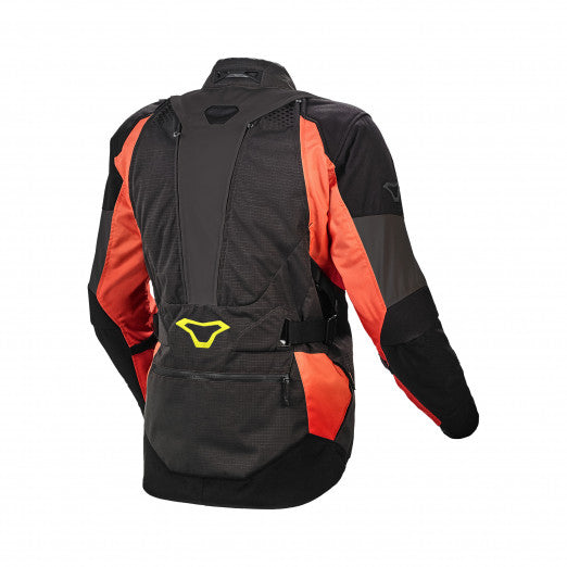 Macna Fusor Mens Textile Jackets - Waterproof Grey/Orange/Black | 1653261-831