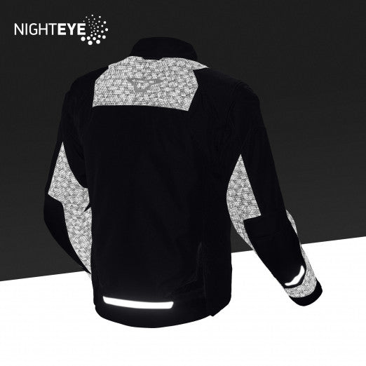 Macna Durago Mens Textile Jackets - Waterproof Night eye/Neon Yellow | 1653266-117