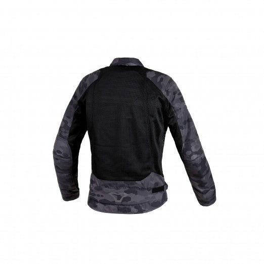 Macna Velocity Women'S Textile Summer Jackets Black/Camo | 1653276-188