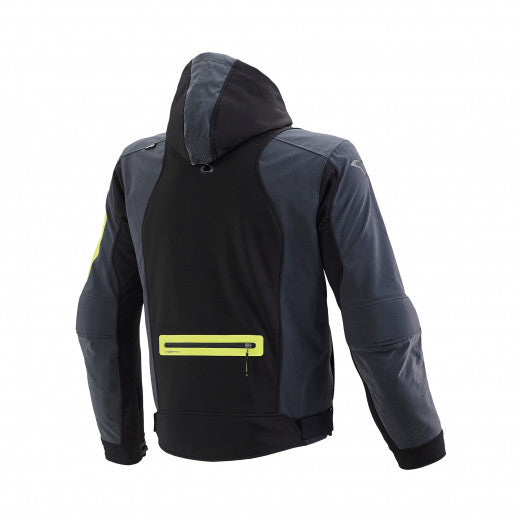 Macna Aytee Mens Textile Jackets - Waterproof Black/dark Night Eye/Yellow | 1653402-187