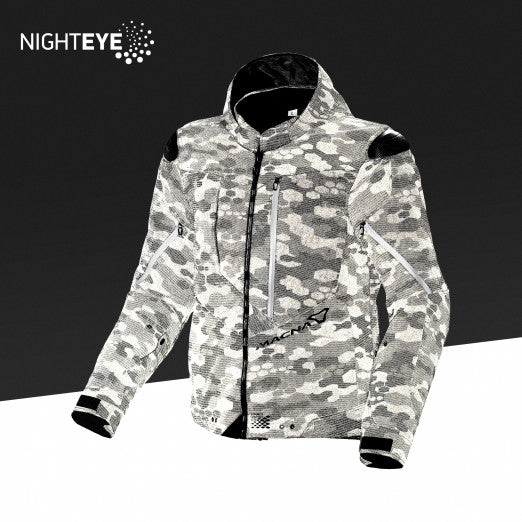 Macna Proxim Mens Textile Jackets - Waterproof Camo Black | 1653405-180