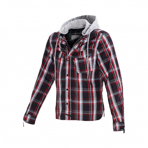 Macna Westcoast Forest Mens Textile Summer Jackets Black/red/white | 1653509-132