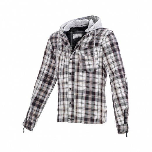 Macna Westcoast Forest Mens Textile Summer Jackets white/blk/grey | 1653509-218