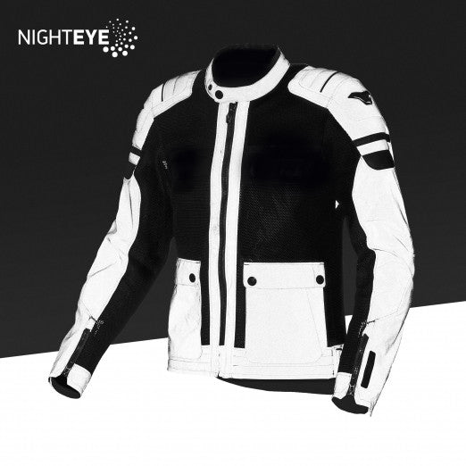 Macna Fluent Mens Textile Summer Jackets Night eye/Black | 1653515-117