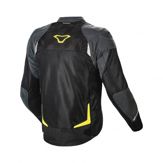 Macna Orcano Mens Textile Summer Jackets Night eye/Neon Yellow | 1653608-117