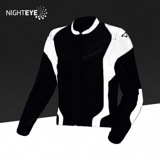 Macna Orcano Mens Textile Summer Jackets Night eye/Neon Yellow | 1653608-117
