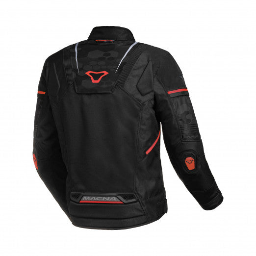 Macna Adept Mens Textile Jackets - Waterproof Camo/Black/Red | 1653613-113