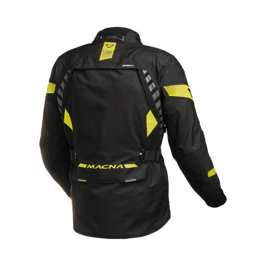 Macna Ultimax Mens Textile Jackets - Waterproof Black/Yellow | 1653614-107
