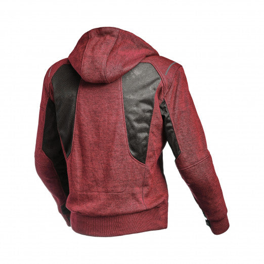 Macna Breeze Mens Textile Summer Jackets Bordeaux/Black | 1653615-310