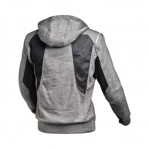 Macna Breeze Mens Textile Summer Jackets Dark grey/Black | 1653615-810