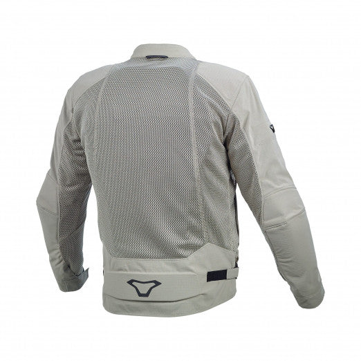 Macna Velocity Mens Textile Summer Jackets Light grey | 1653656-808