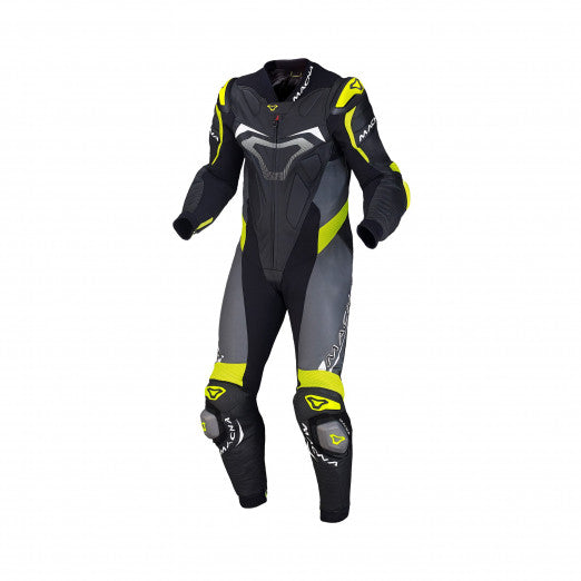 Macna Voltage 1pc Leather Accessories Black/grey/neon yellow | 1664204-187