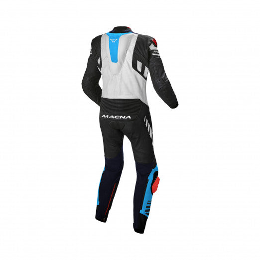 Macna Tracktix 1pc Leather Accessories Black/D-Blue/L-Blue | 1664205-125