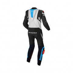 Macna Tracktix 1pc Leather Accessories Black/D-Blue/L-Blue | 1664205-125