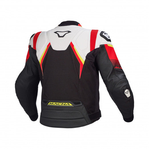 Macna Ripper Mens Leather Jackets White/Black/Red | 1667575-213