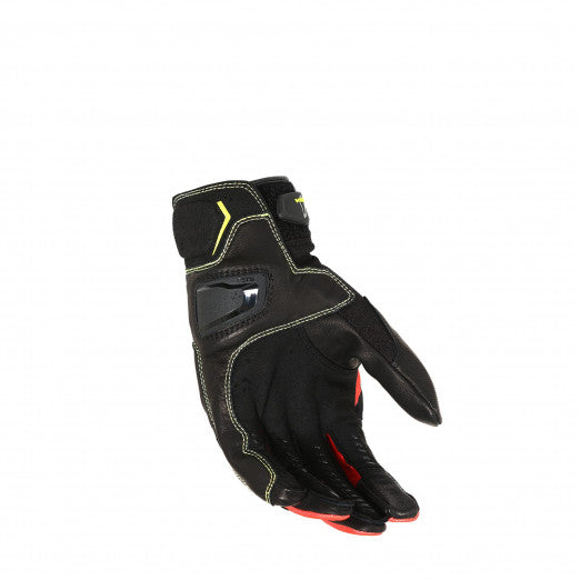 Macna Siroc Gloves Black/Red/Fluo yellow | 1906230-137