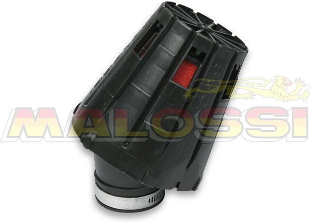 MALOSSI E5 Standard Air Filter Ã˜38mm PHVA/PHBN-Specific with Black Frame | 04 7593SC