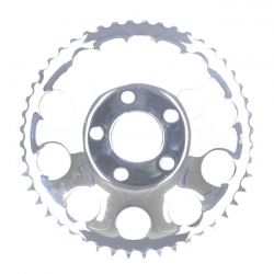 MCS Rear Sprocket, Chrome. 48T