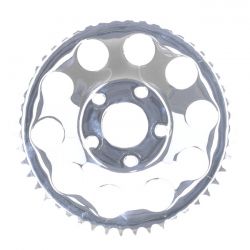 MCS Rear Sprocket, Chrome. 48T