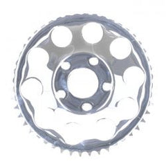 MCS Rear Sprocket, Chrome. 48T