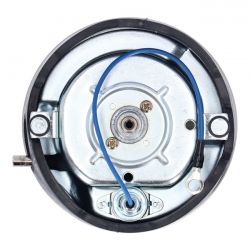 MCS FL Speedometer, 62-67 Electra Face, Black/Silver. 1:1 Mph