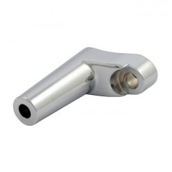 MCS Front Turn Signal Bracket. Chrome