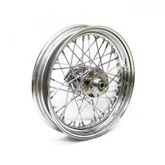 MCS 3.00 X 16 Dual Flange Wheel 40 Spokes Chrome