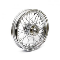 MCS 3.00 X 16 Dual Flange Wheel 40 Spokes Chrome