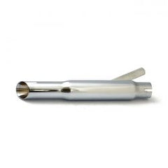 MCS Shorty Slash Cut Universal Muffler16" Long Chrome