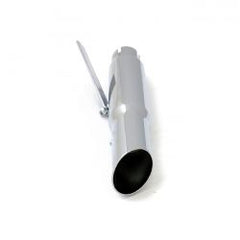 MCS Shorty Slash Cut Universal Muffler16" Long Chrome