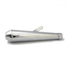 MCS Megaton Universal Muffler 17" Long Chrome