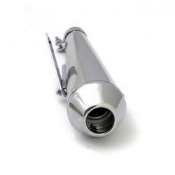 MCS Megaton Universal Muffler 17" Long Chrome