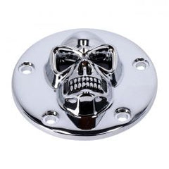 MCS Skull Point Cover 5-Hole. Chrome