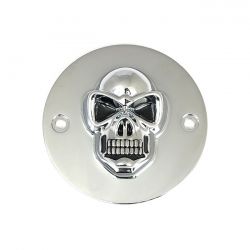 MCS Skull Point Cover. Chrome