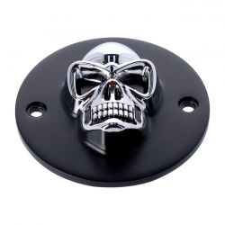MCS Skull Point Cover. Black/Chrome