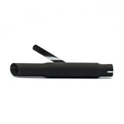 MCS Shorty Slash Cut Universal Muffler16" Long Black