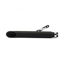 MCS Turn Out Universal Muffler 20" Long Black