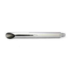 MCS Turn Down / Turn Out Universal Muffler 32" Long Chrome