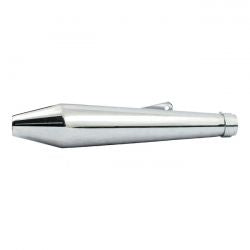 MCS Megaton Universal Muffler 19-1/2" Long Chrome